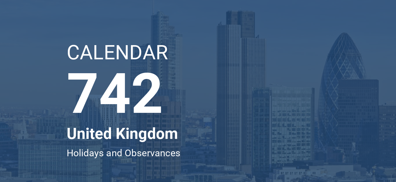 year-742-calendar-united-kingdom